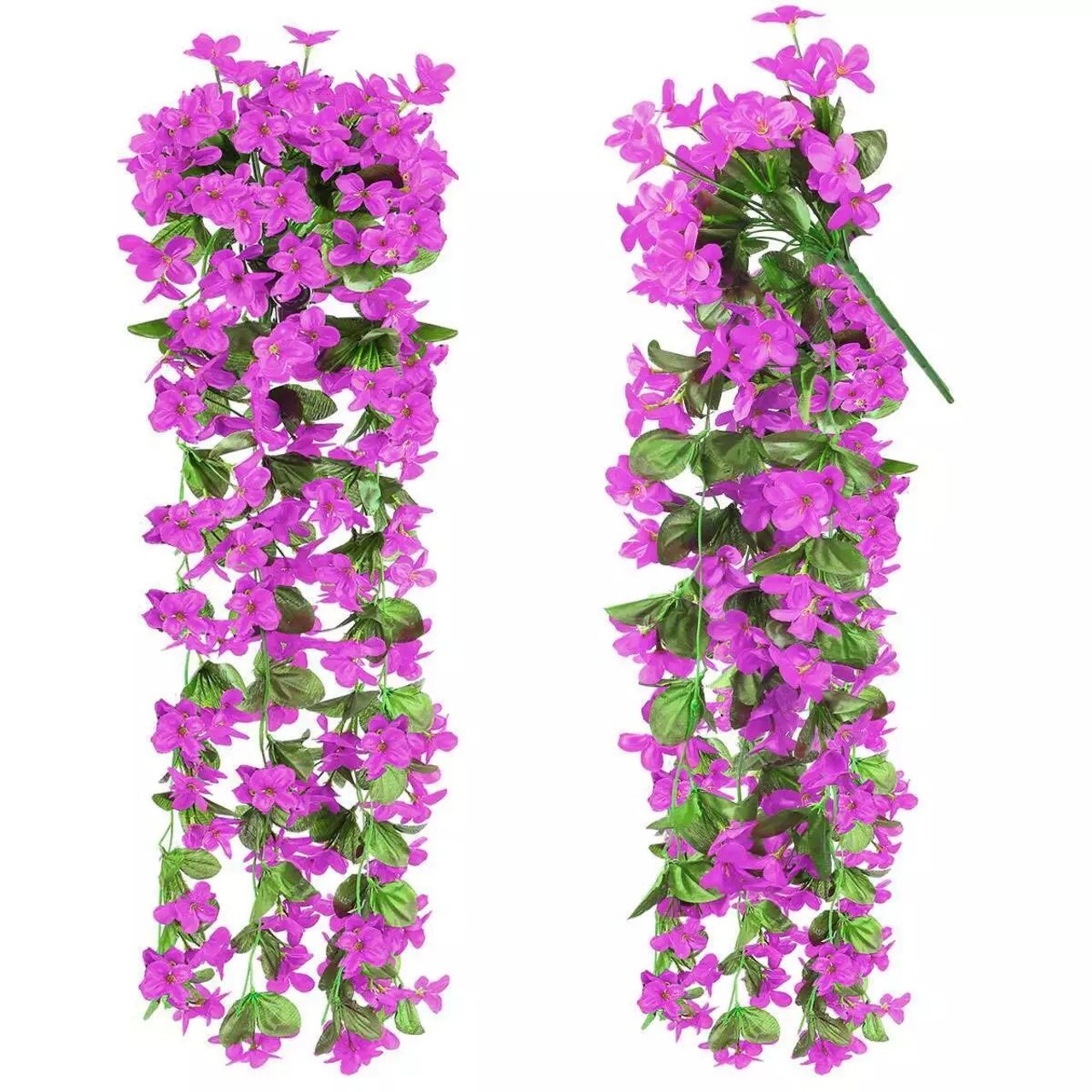 Artificial Hanging Flowers Vine Colorful Plants Home Garden Decor